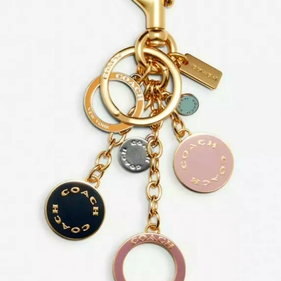 COACH BAG CHARM CLUSTER NWT - Picture 1 of 8